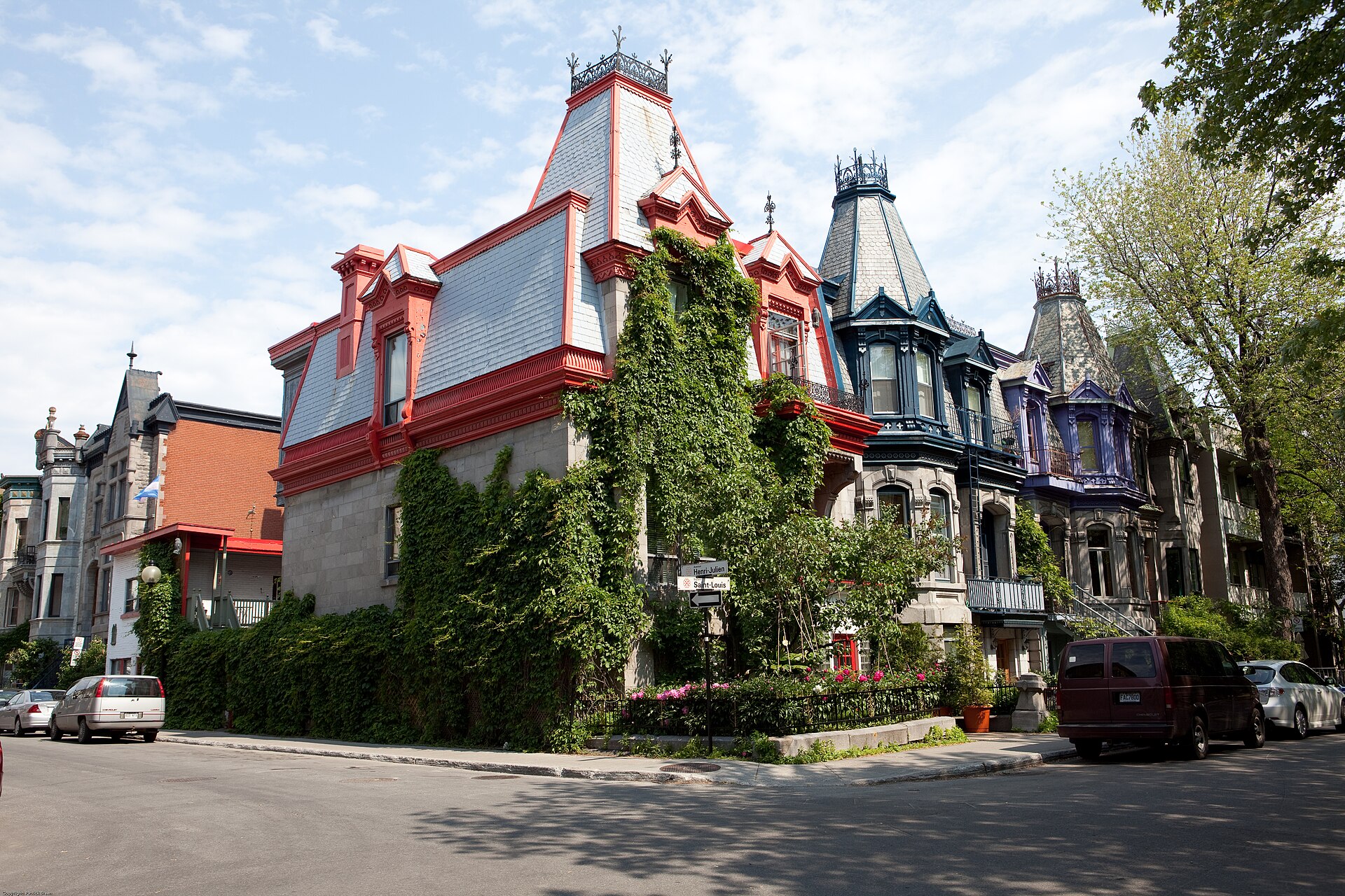 Colorful Houses, Le Plateau-Mont-Royal
