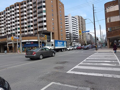 Parts of Panoramas of Intersections Where There Will be Eglinton Crosstown LRT Stations, GPS Embedded, Taken 2013 04 25, South Eglinton-Davisville