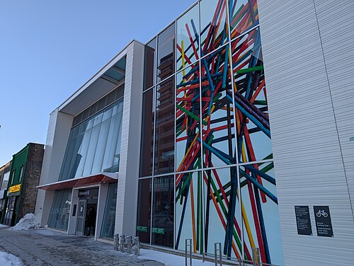 Assembly of Color Rhythm and Form at Oakwood Station, Oakwood Village