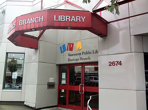 Vancouver Public Library Hastings Branch, Hastings-Sunrise