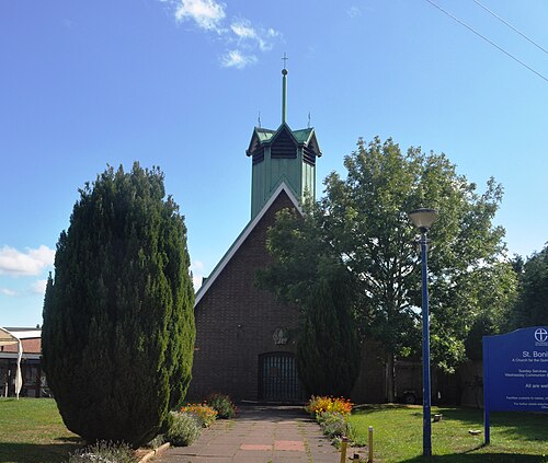 St Boniface Church, Quinton Road West, Ridgacre, Birmingham (August 2025) (1), Ridgacre
