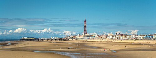 Blackpool Beach and Tower (7815038808) (Cropped), Blackpool South