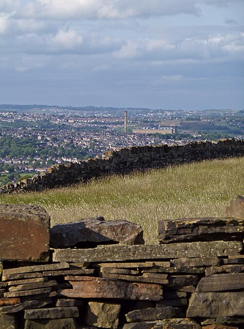 View Towards Manningham Mills from Hanging Falls, Old Dolphin