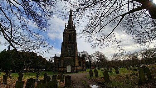 Church St John the Evangelist's, Oulton, Leeds, Woodend