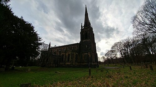 Church St John the Evangelist's, Oulton, Leeds, Woodend