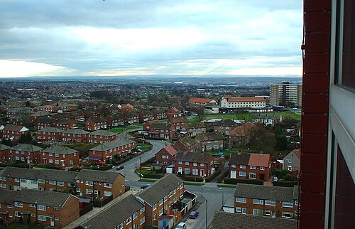 View Over Swarcliffe Leeds (JANUARY.2nd.2000), Cross Gates