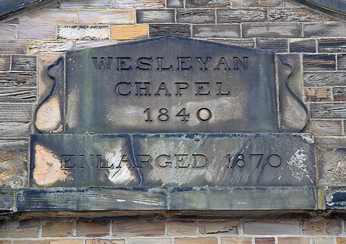 Lofthouse Methodist Church Plaque, Outwood