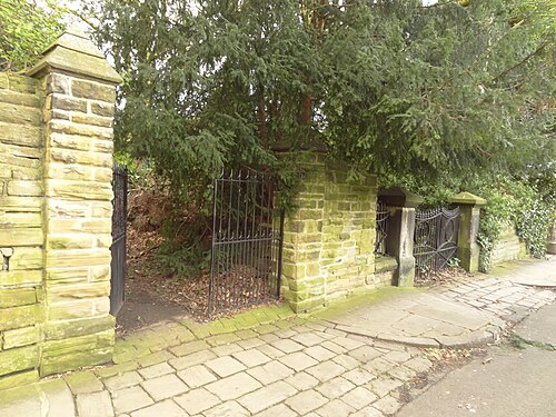 Boundary Wall With Gate Piers And Gates To Spring Hill And Elmfield, Burley Park