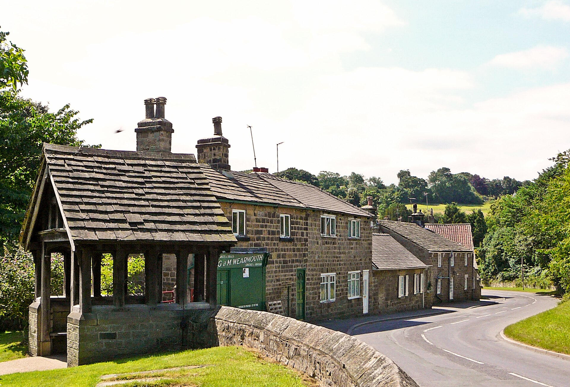 Lychgate and Cottages, Bardsey, Bardsey