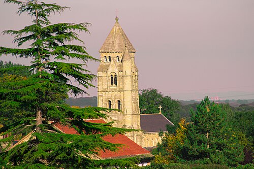 View of St Edward King and Confessor Catholic Church. from St Luke Church, Clifford