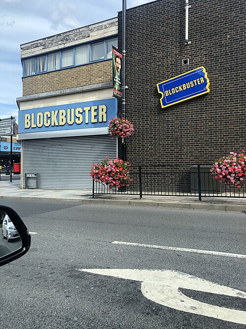 Closed Blockbuster Shop in Sidcup, Sidcup