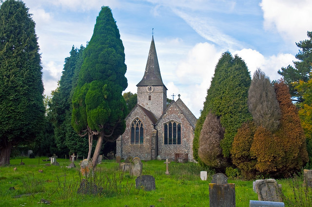 Cudham Church, Kent, England, 20 Sept. 2010, Cudham