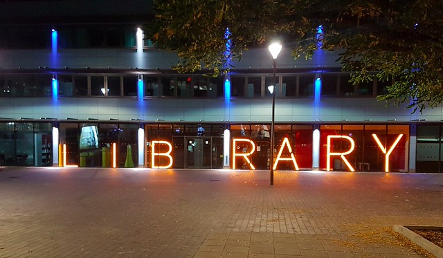Orpington Library by Night, Orpington