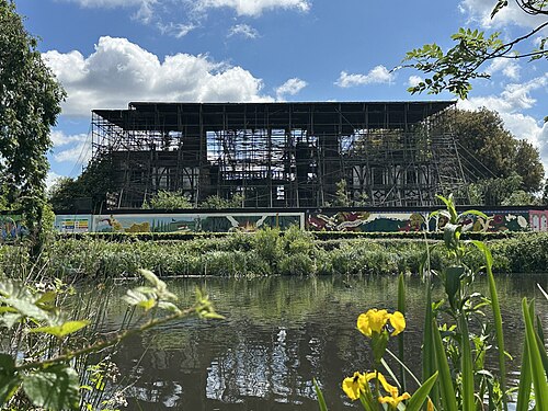Broomfield House Seen Across the Pond 2025-05-30, Palmers Green