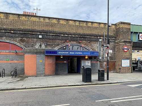 Goldhawk Road Entrance 2020, Goldhawk Road