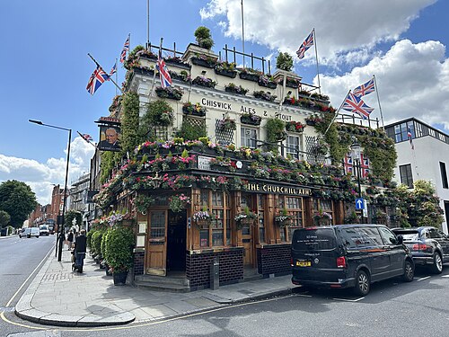 Churchill Arms, Kensington Church Street 2024-06-05, Notting Hill Gate