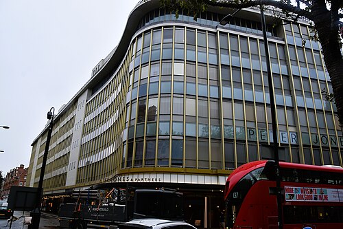 John Lewis Department Store at Sloane Square, London, England (U.K.), Sloane Square