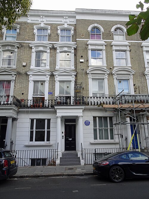 Asquith Xavier Blue Plaque House 149 Ledbury Road London W11 1HR, Westbourne Park