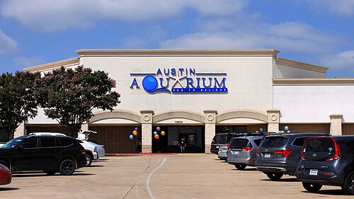 Austin Aquarium Exterior 2021, Anderson Mill