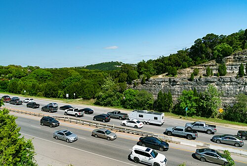 Rush Hour Traffic - Austin, Texas - Capital of Texas Highway, Mansfield-River Place