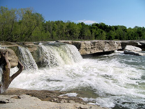 Mckinney Lower Falls, Bluff Springs