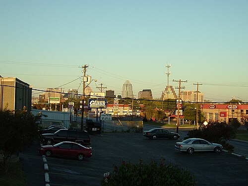 Afternoon View of Downtown Austin, Zilker