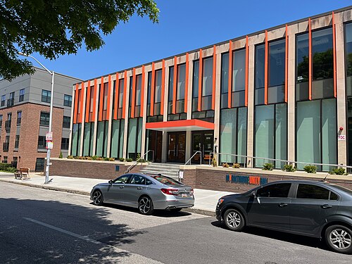 Baltimore Unity Hall Former Amalgamated Clothing & Textile Workers Union Hall (1964), 1505 Eutaw Place, Baltimore, MD 21, Madison Park