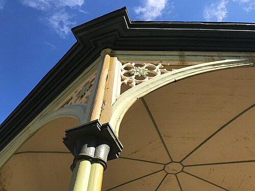 Detail of Support Column, Perkins Square Gazebo (1871), Perkins Spring Square Park, Murphy Lane and Myrtle Avenue, Balti, Heritage Crossing