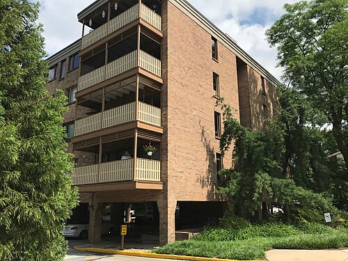 Apartment Building, Hamill Court and Hamill Road, Cross Keys, Baltimore, MD 21210, Cross Keys