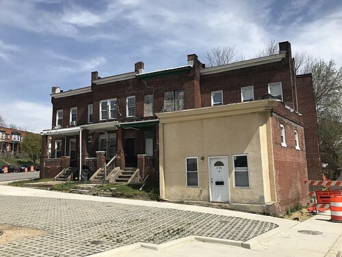 Rowhouses, 3301-3307 Park Heights Avenue, Baltimore, MD 21215, Park Circle