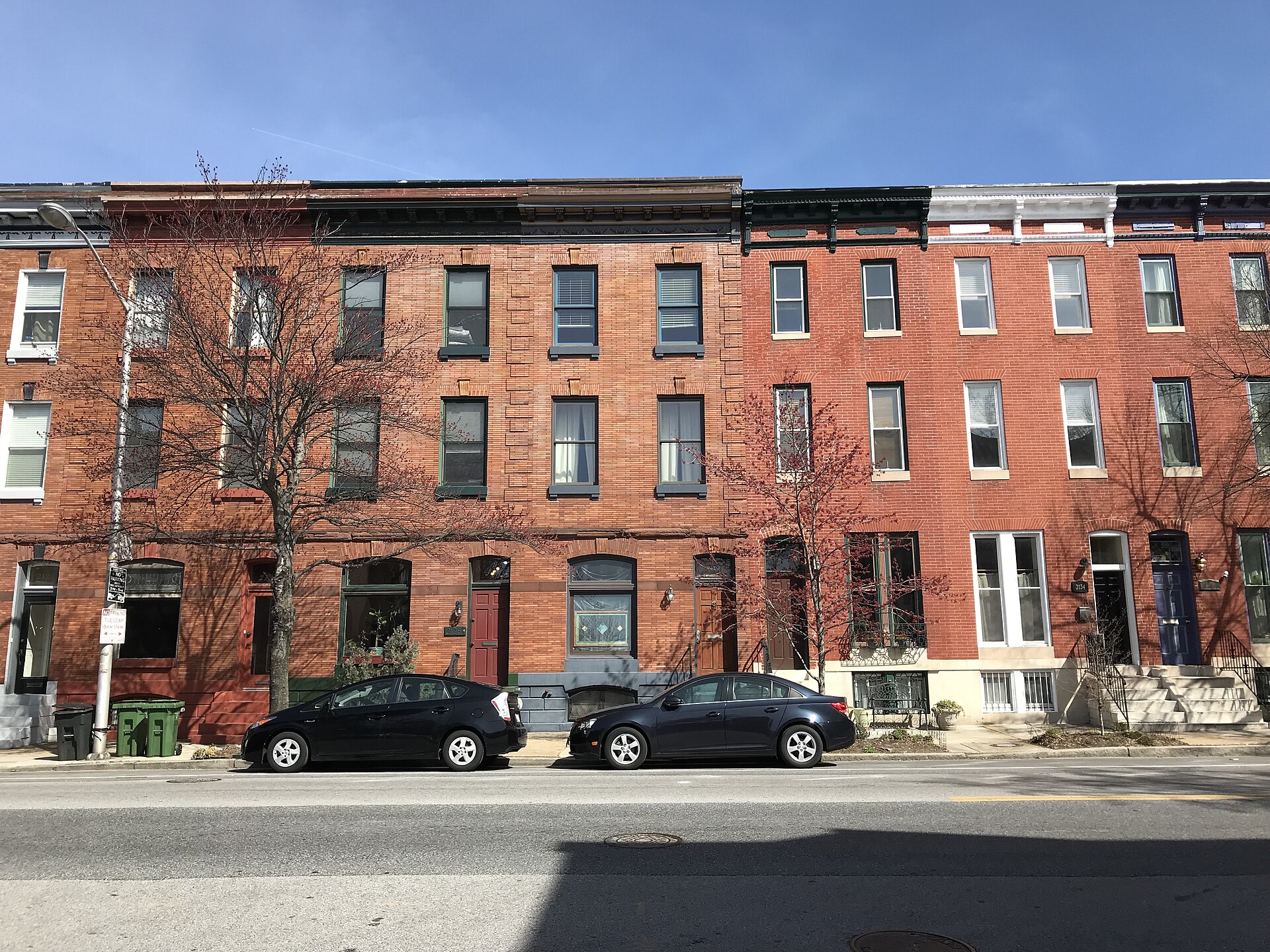 Rowhouses, 2126-2134 E. Baltimore Street, Baltimore, MD 21231, Butchers Hill