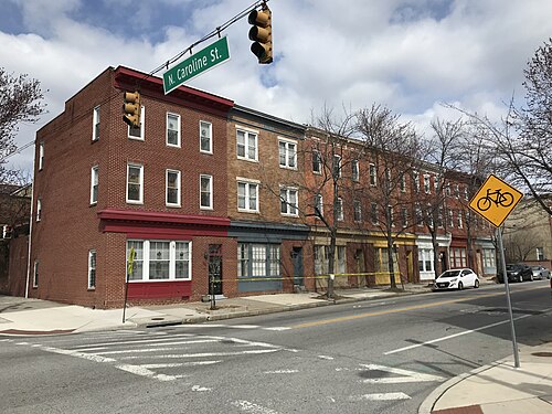 Commercial Rowhouse Group, 1500 Block of E. Baltimore Street, Baltimore, MD 21231, Washington Hill