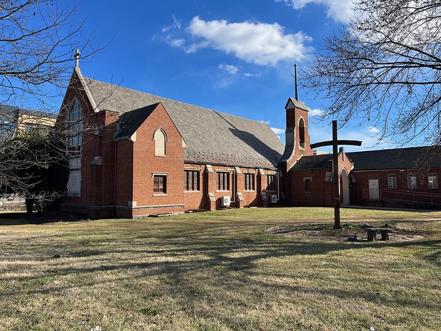 Destiny Christian Church/Former Luther Memorial Lutheran Church (1931; 1956, Addition), 5401 Eastern Avenue, Baltimore, MD 21224, Greektown