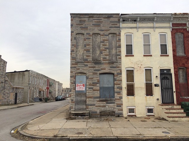 Vacant Rowhouses, Shipley Hill, Baltimore, Shipley Hill