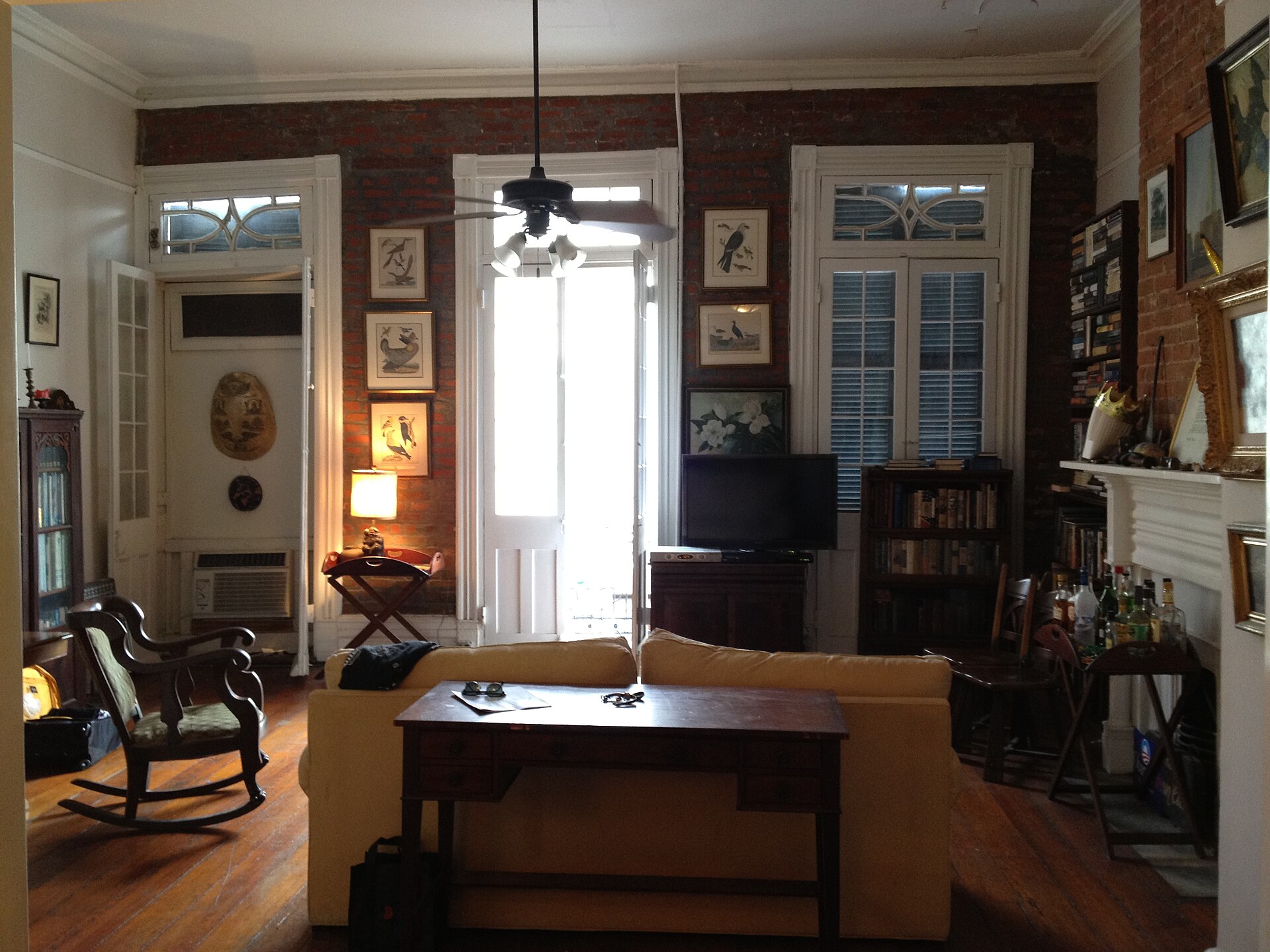 New Orleans French Quarter Apartment Living Room 2, Pollard Estates