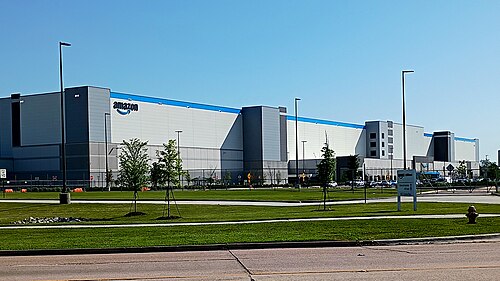 Amazon Fulfillment Warehouse, Baton Rouge Louisiana April 2025, Goodwood Homesites