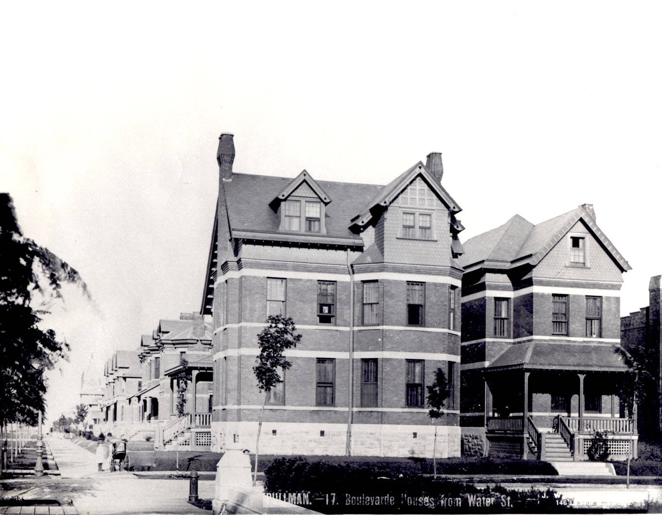 Pullman Company Town, 1885 - Executive Houses, Pullman