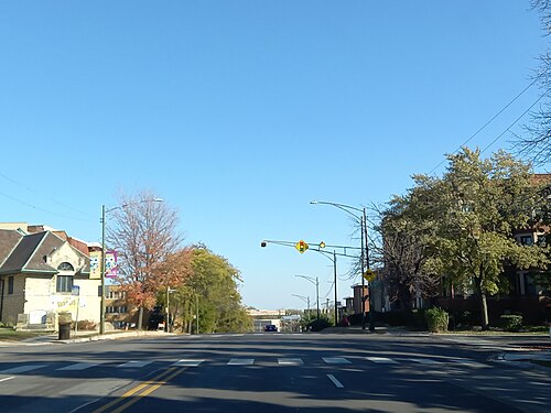 111th Street at Hoyne Avenue in Morgan Park, Chicago, Morgan Park