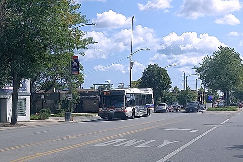 CTA Route 95 Bus at 95th St & Elizabeth St - September 2025, Washington Heights