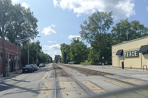 Metra Rock Island Beverly Branch Along Wood St - September 2025, Beverly