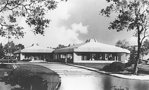 Photograph of Rendition of Federal Archives and Records Center in Chicago, Ashburn