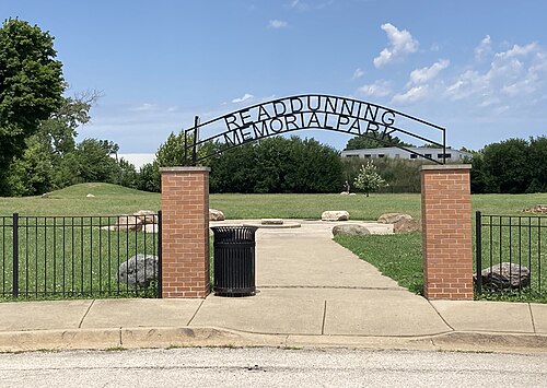 Read Dunning Memorial Park Entrance, Dunning