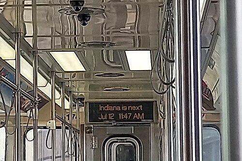 "Indiana Is Next" CTA Announcement - Chicago, IL - July 2024, Grand Boulevard
