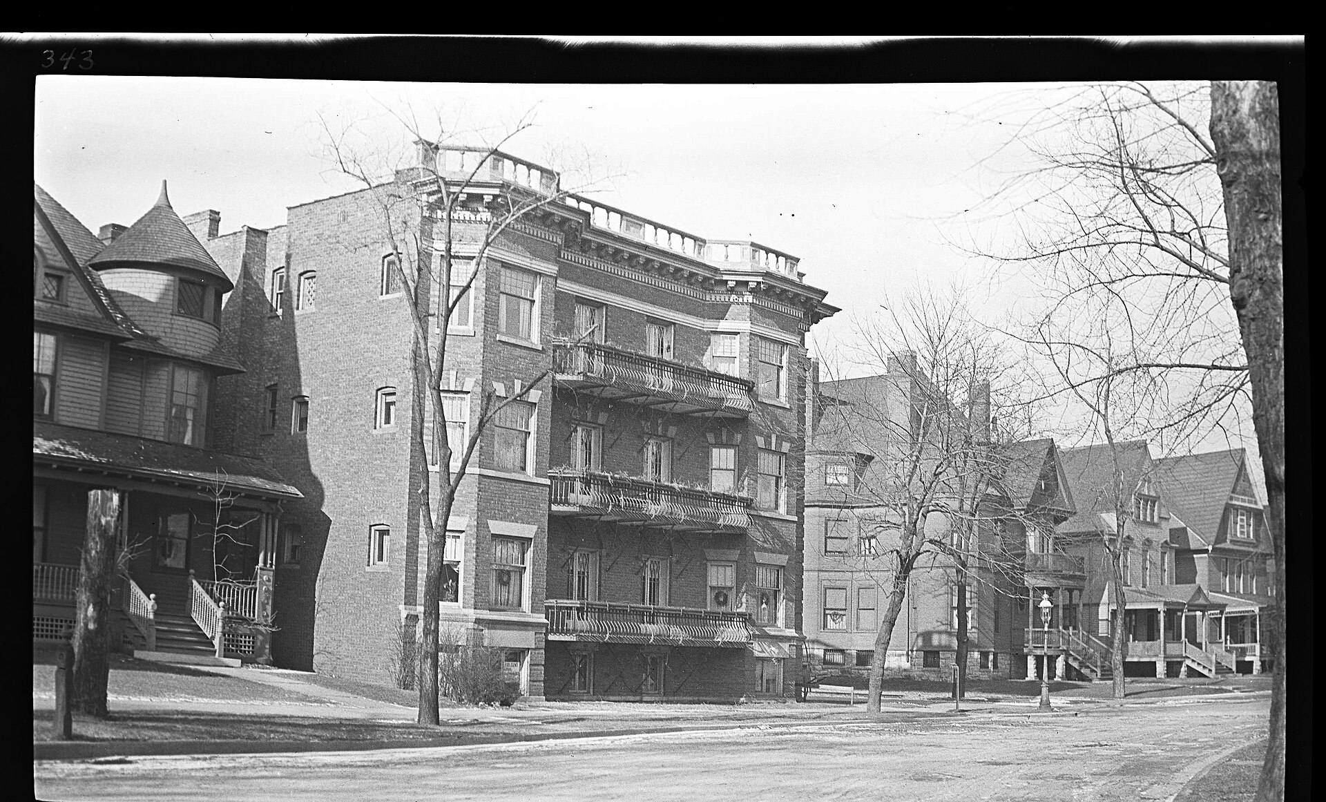 343. Apartment House, Hilland and 52nd St., Chicago, Illinois, 1911, New City