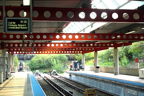 CTA Midway Station ミッドウェイ空港駅, Garfield Ridge