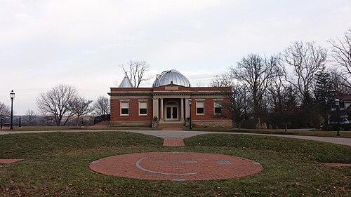 Cincinnati Observatory, Front of Mitchel Building, Hyde Park