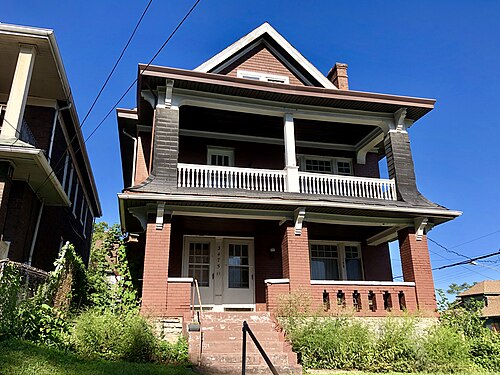 Doris Day Childhood Home, Greenlawn Avenue, Evanston, Cincinnati, OH, Evanston
