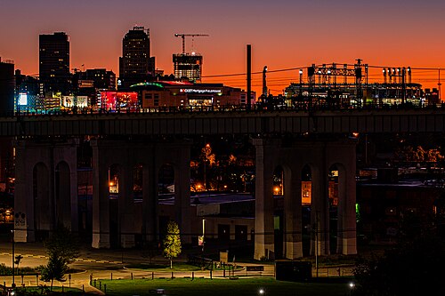 Rocket Mortgage FieldHouse and Progressive Field, Ohio City