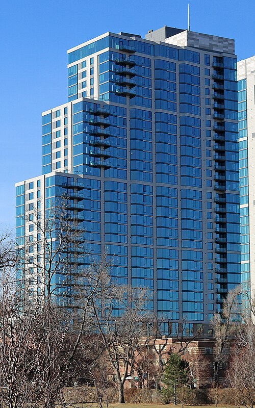 Country Club Towers II and III—1 (Cropped West Tower), Country Club