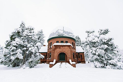 A Snowy Building in Trees (Unsplash), University Park